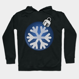 Blue Christmas bauble Hoodie